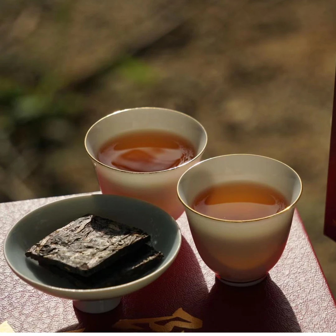 正宗新会陈皮六堡茶滋味健康好茶黑茶广西六堡
