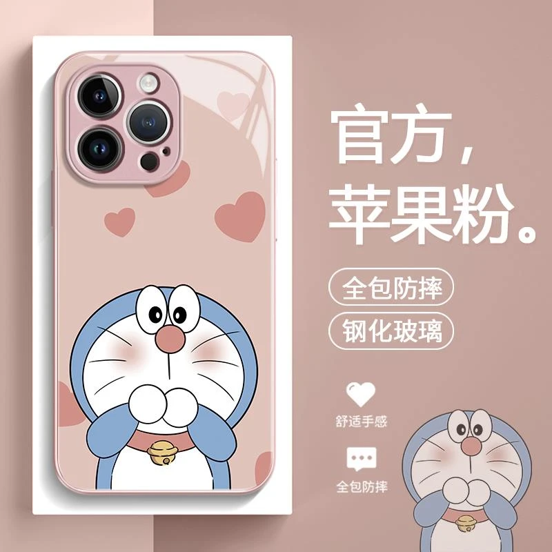 适配苹果/OPPO/VIVO/荣耀/华为/小米手机壳网红哆啦A梦卡通网红