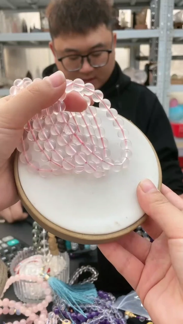 【闪购商品】水晶手串未镶嵌透粉手串 29.9