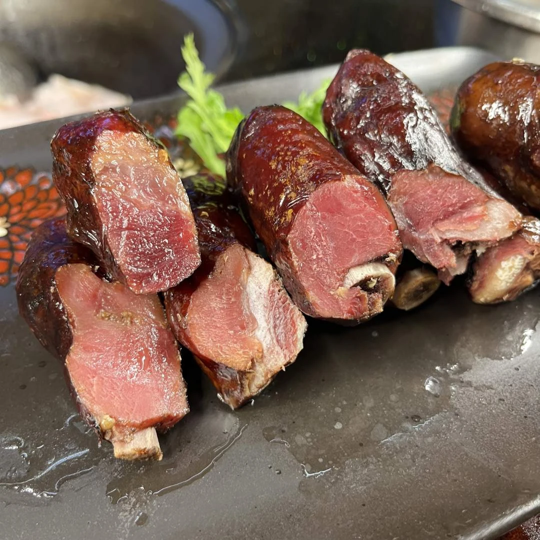 贵五福贵州特产烟熏排骨香肠手抓节节香麻辣味遵义农家特产