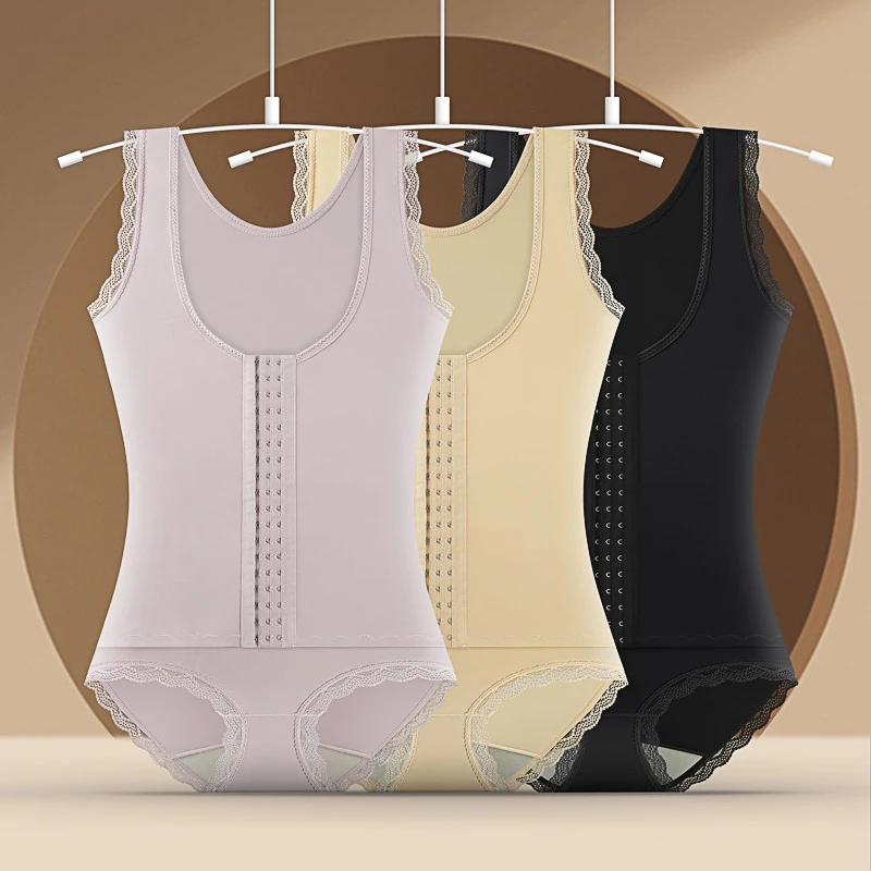 后脱收腹塑身内衣新款女士三角连体束身衣美体束身衣束腰提臀塑身