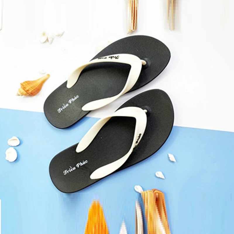 新款正宗橡胶人字拖夏季防滑防臭外穿时尚情侣海边度假沙滩夹趾鞋