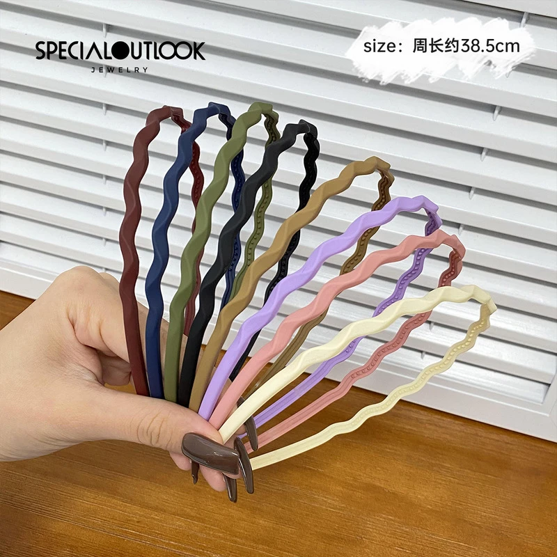 黑色洗脸发卡发箍女2025新款夏款压发头箍高级感头饰碎发整理神器