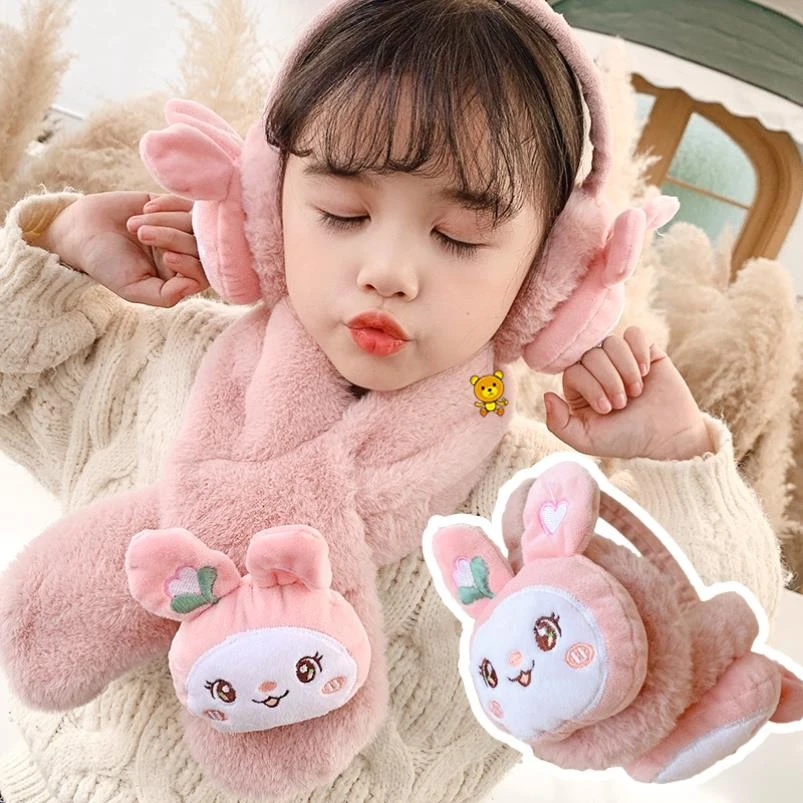 女童耳暖冬季保暖儿童耳包女孩卡通耳捂子耳罩冬天护耳朵防冻耳套