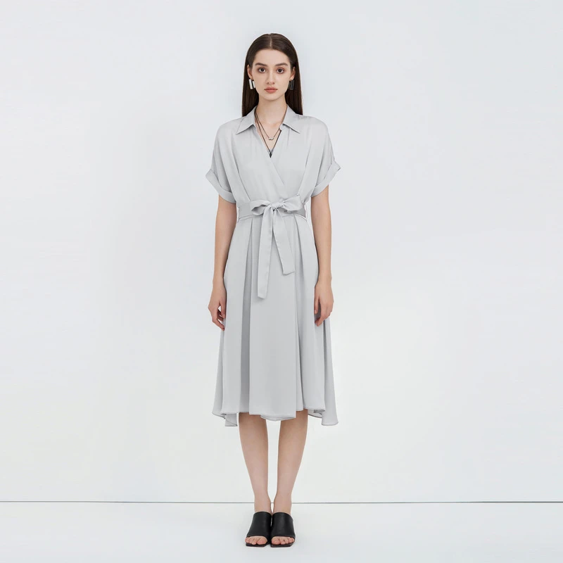 【粉丝专享】圣迪奥甜美圣迪奥时尚短袖连衣裙S223Z12G9