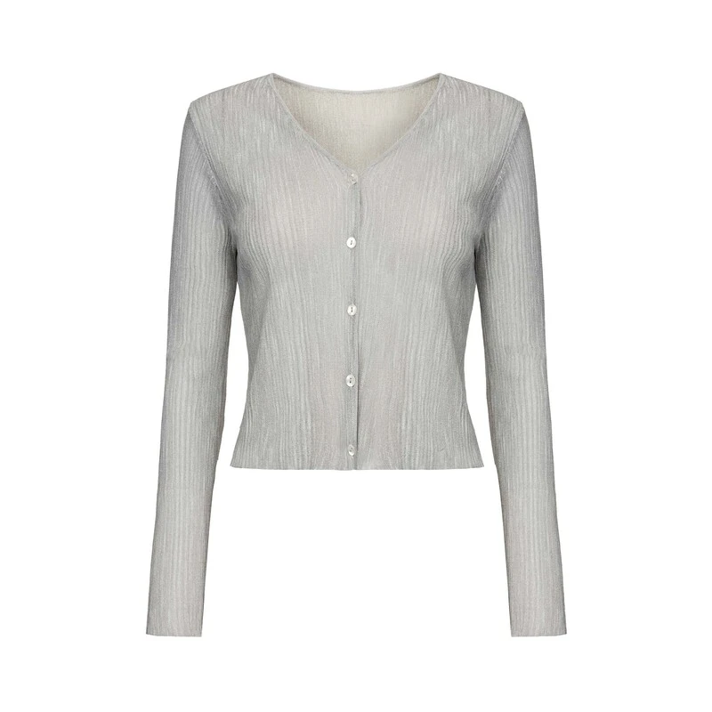 【小云总专属】圣迪奥修身基本款通勤开衫针织衫S232Z3514