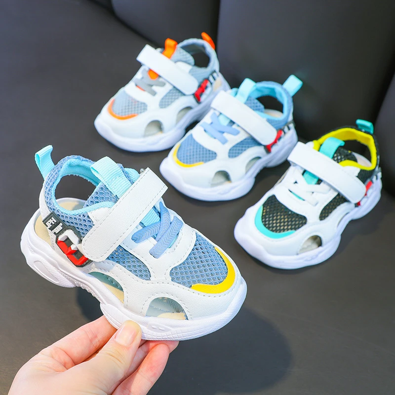 2024夏季新款儿童鞋1-6岁3男童网面透气运动鞋女童软底防滑鞋1216