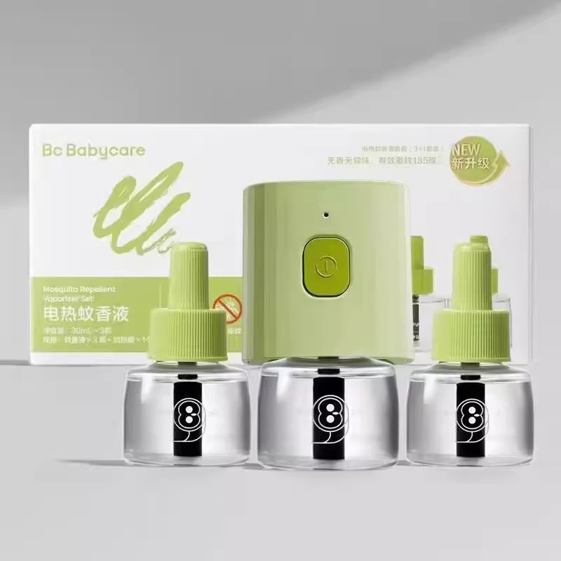 【刮码发货】babycare电热蚊香液一器三液