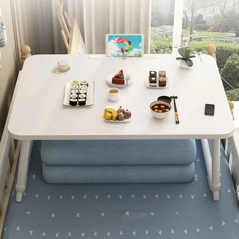 宿舍床上书桌电脑桌简易折叠桌卧室简约学生学习小桌子懒人写字桌