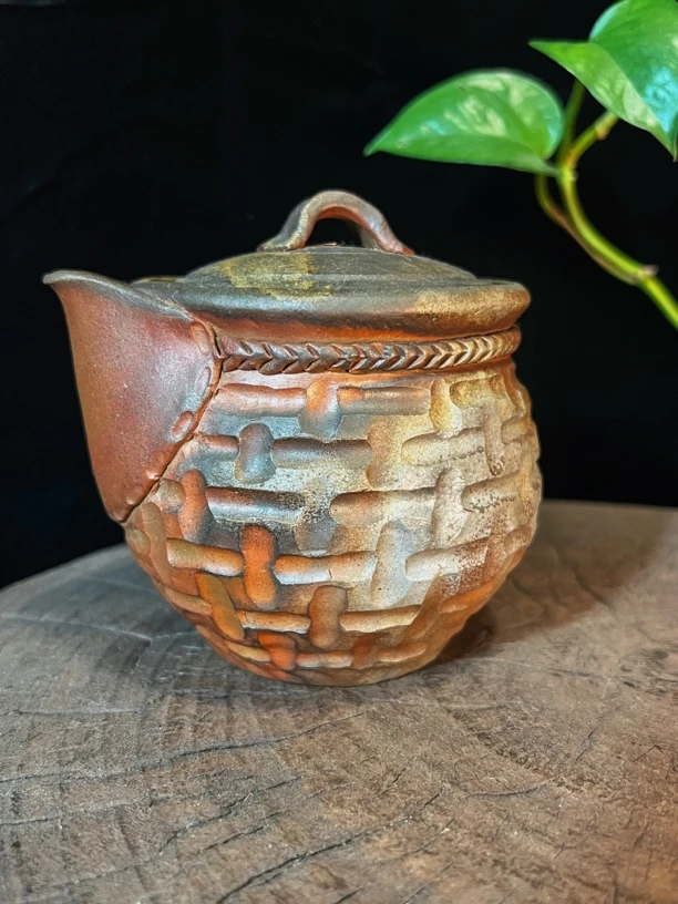 备前烧大容量满工老宝瓶