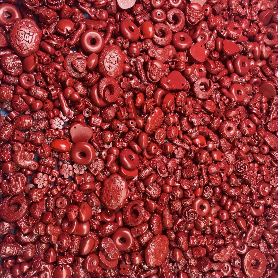 含辰砂工艺品含辰砂工艺品（直播间装）散珠DIY创意商品