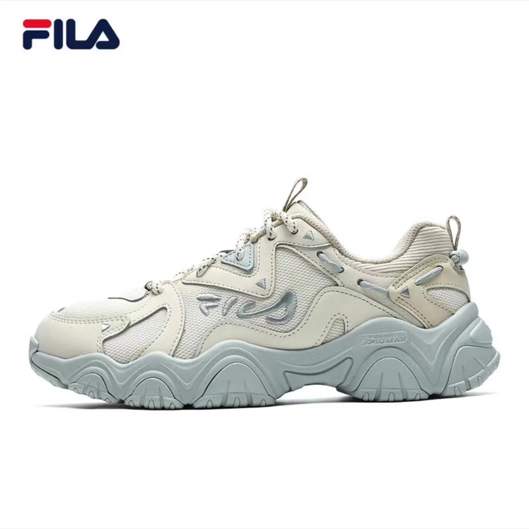 FILA 斐乐猫爪鞋4女鞋情侣老爹鞋黑色鞋子复古运动休闲鞋男鞋