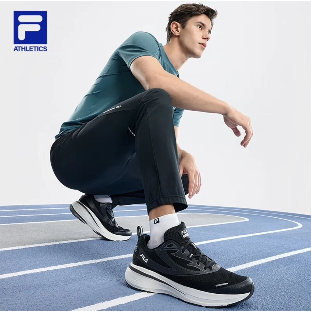 FILA 斐乐男鞋路跑鞋2025夏新款柔云鞋运动鞋透气缓震跑步鞋
