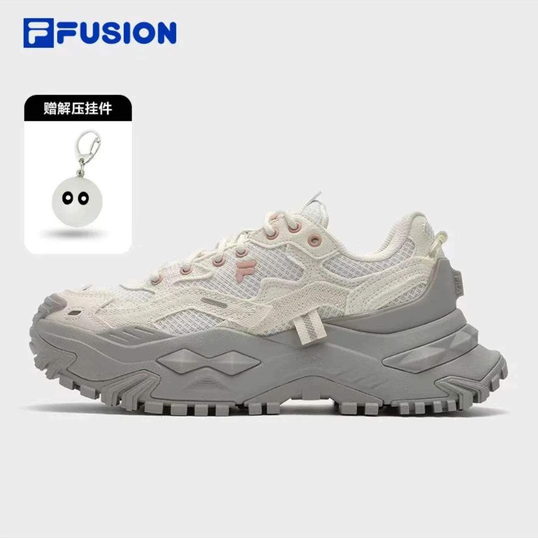 欧阳娜娜同款 FILA FUSION斐乐潮牌硬糖女鞋运动鞋2025春季跑步鞋