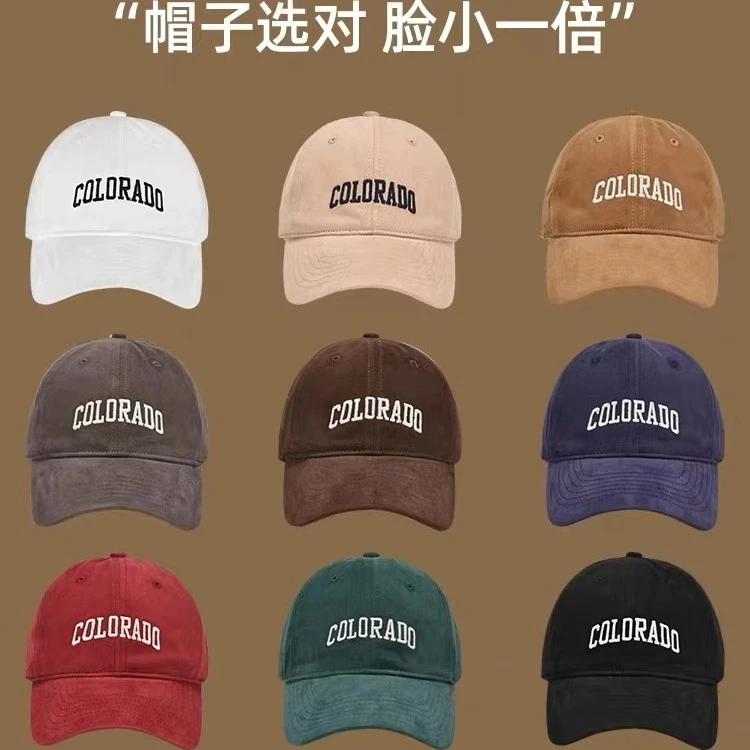 COL大头围棒球帽百搭刺绣显脸小男女同款