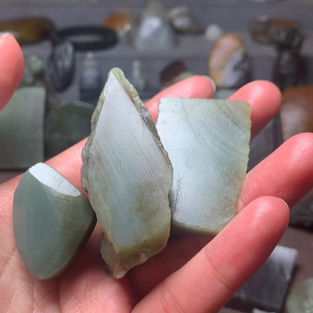 【闪购商品】和田玉（糖玉）边角未镶嵌