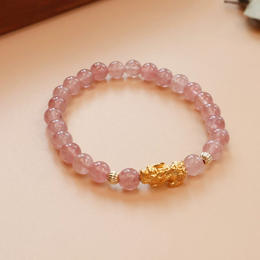 非金属仿水晶手链 美美推荐 貔貅手链