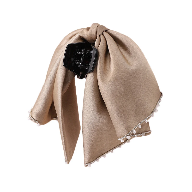 【YINYAO】原单韩版高级原创马尾抓夹气质轻奢时尚百搭简约纯色271