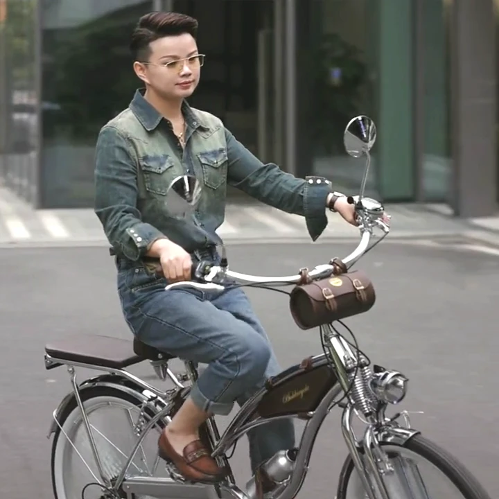 贵州费爷自行车百万粉丝大网红自行车休闲女士单车网红爆款自行车