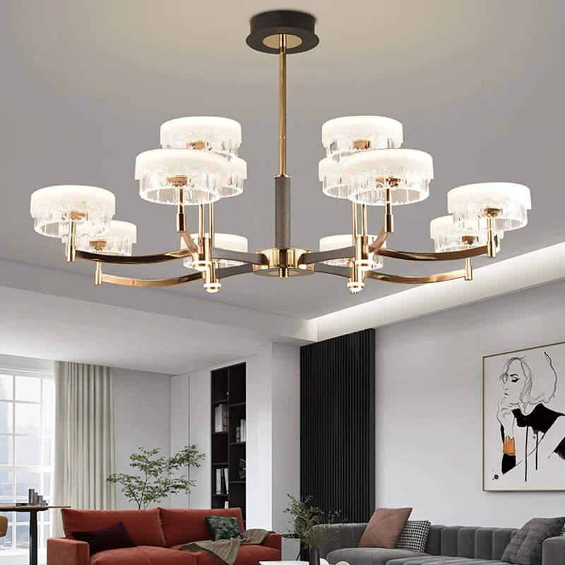 吊灯客厅灯现代轻奢大气高端铝材家用大厅主灯2025新款卧室餐厅灯