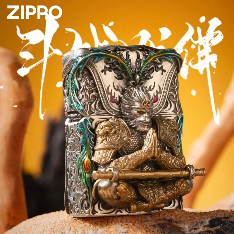 Zippo打火机 斗战胜佛夜光正品官网正版煤油送男友礼物DYJ1