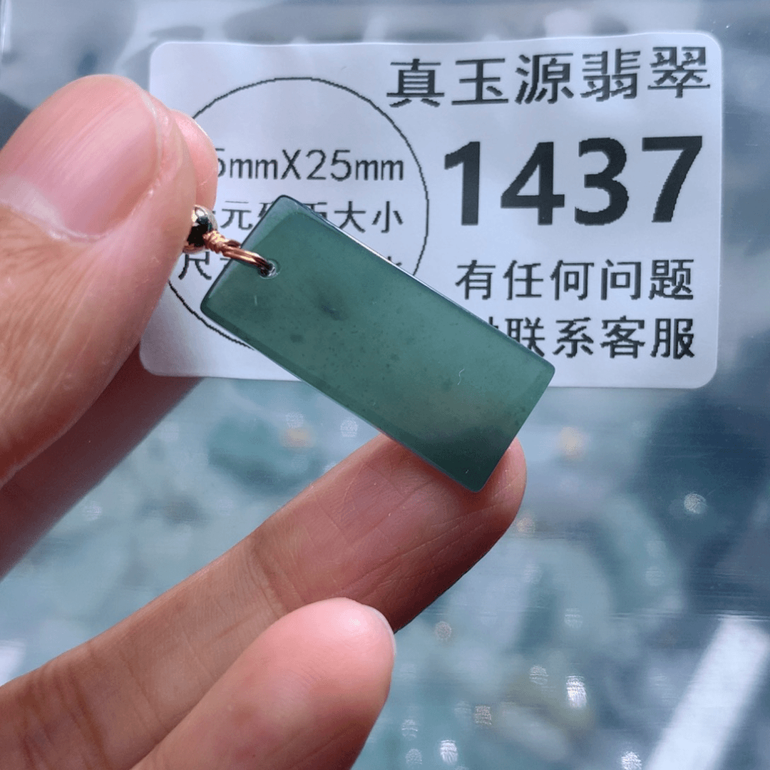 翡翠颈饰未镶嵌1437。