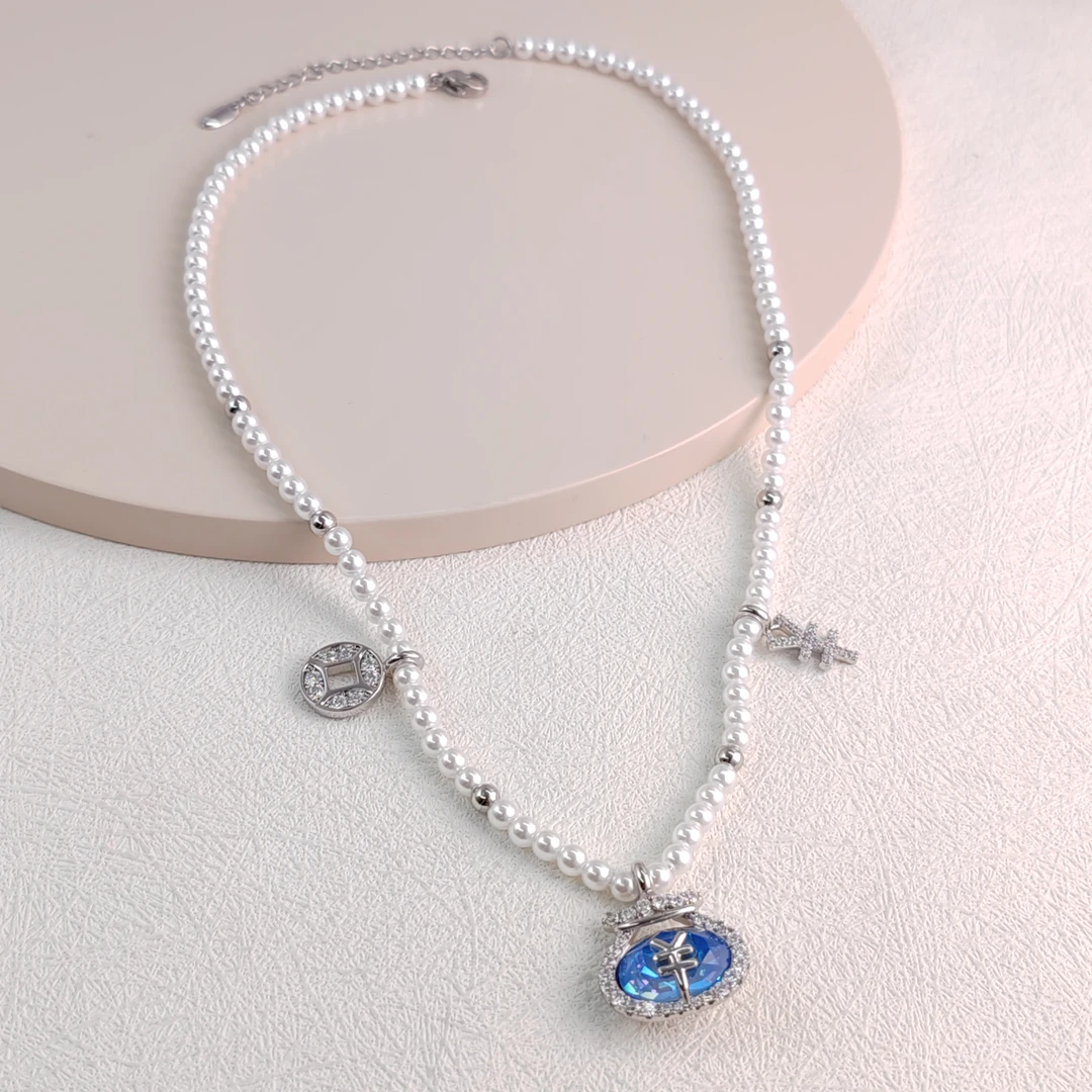 XUPING/旭平首饰 合金仿珍珠项链 新年气质珠珠 GDM X000940642