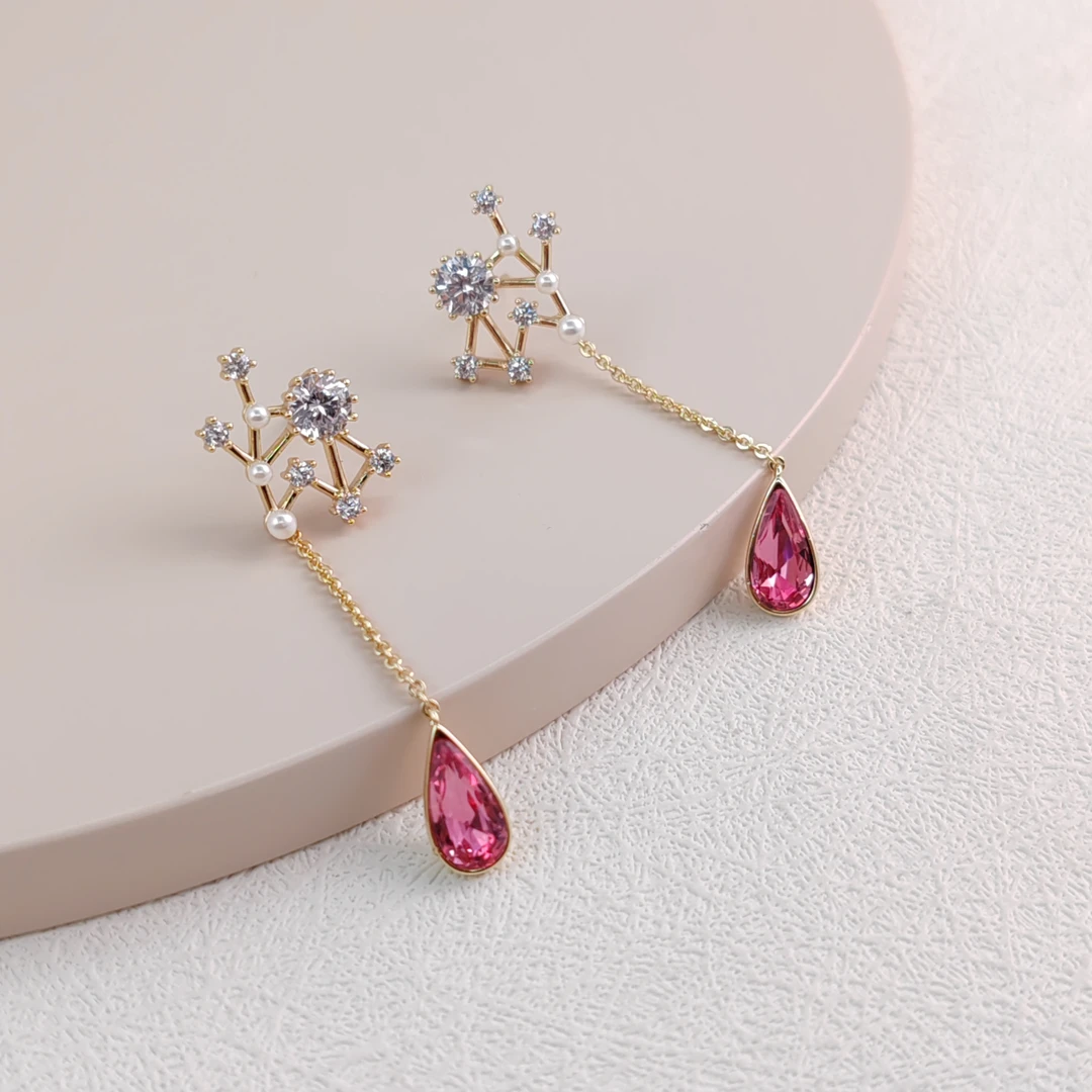 XUPING/旭平首饰 合金仿水晶耳饰 新年款【潘生福利】X000969958