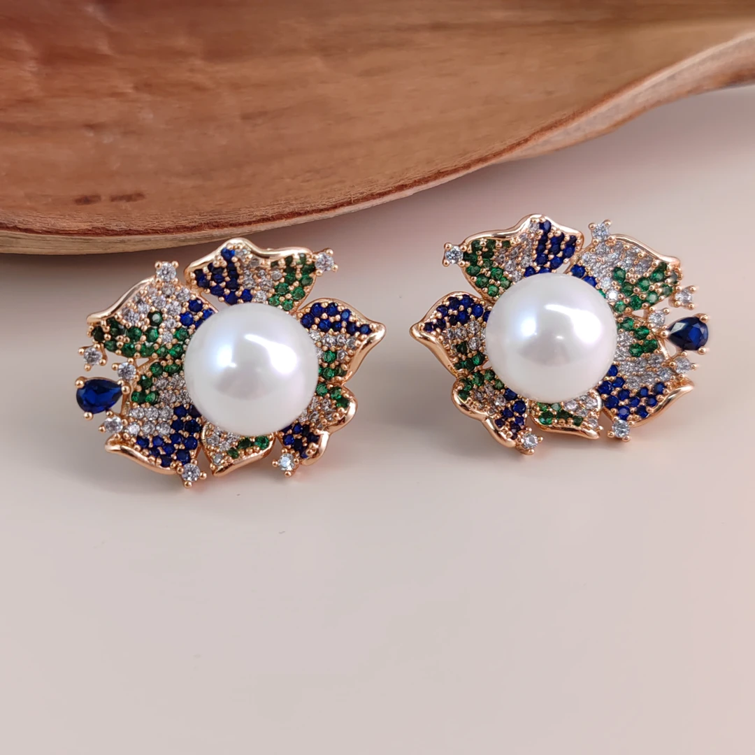 XUPING/旭平首饰 合金仿珍珠耳饰 【潘生福利】时尚百搭 X000769258