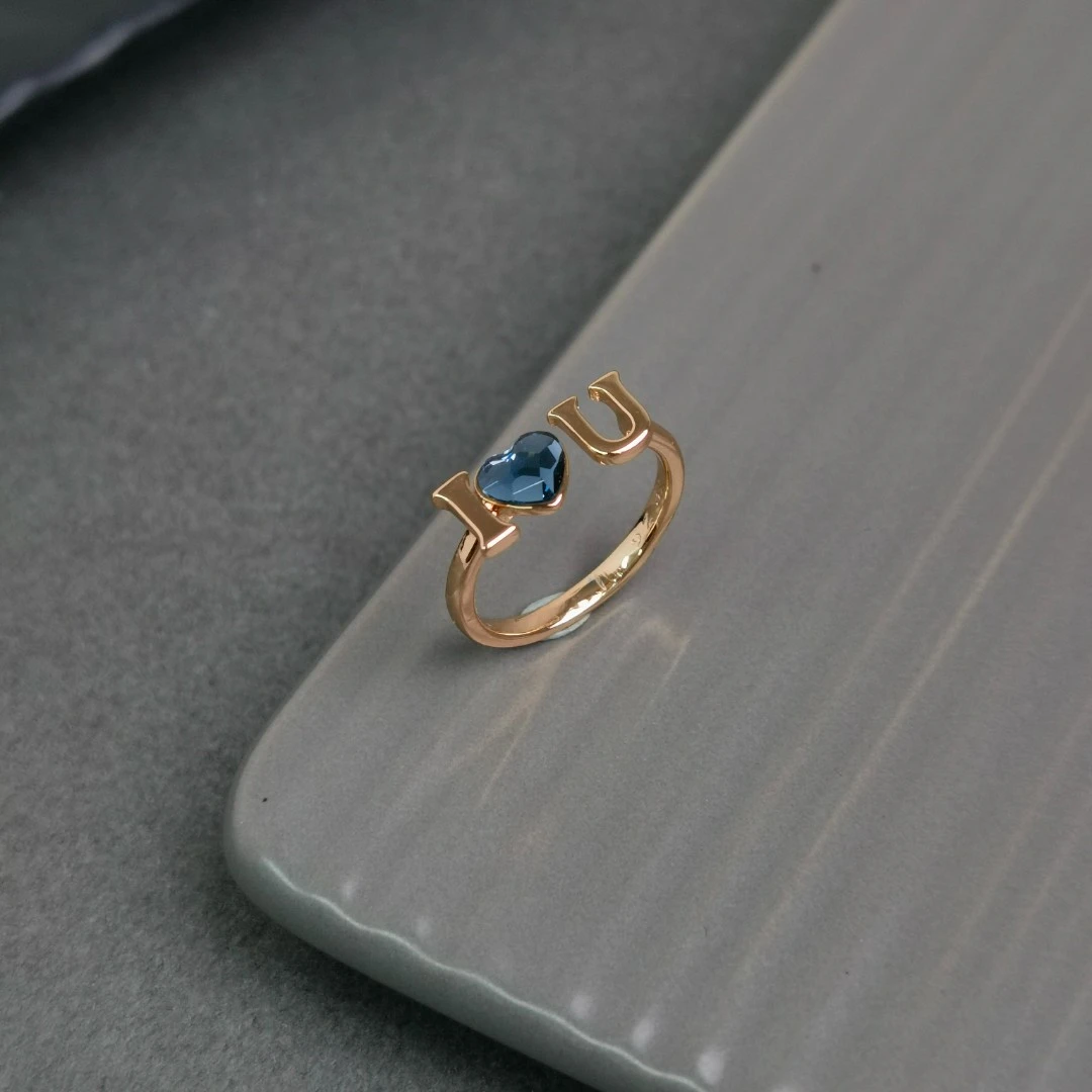 XUPING/旭平首饰 合金仿水晶戒指 秋上新时尚轻奢GDM X000700587