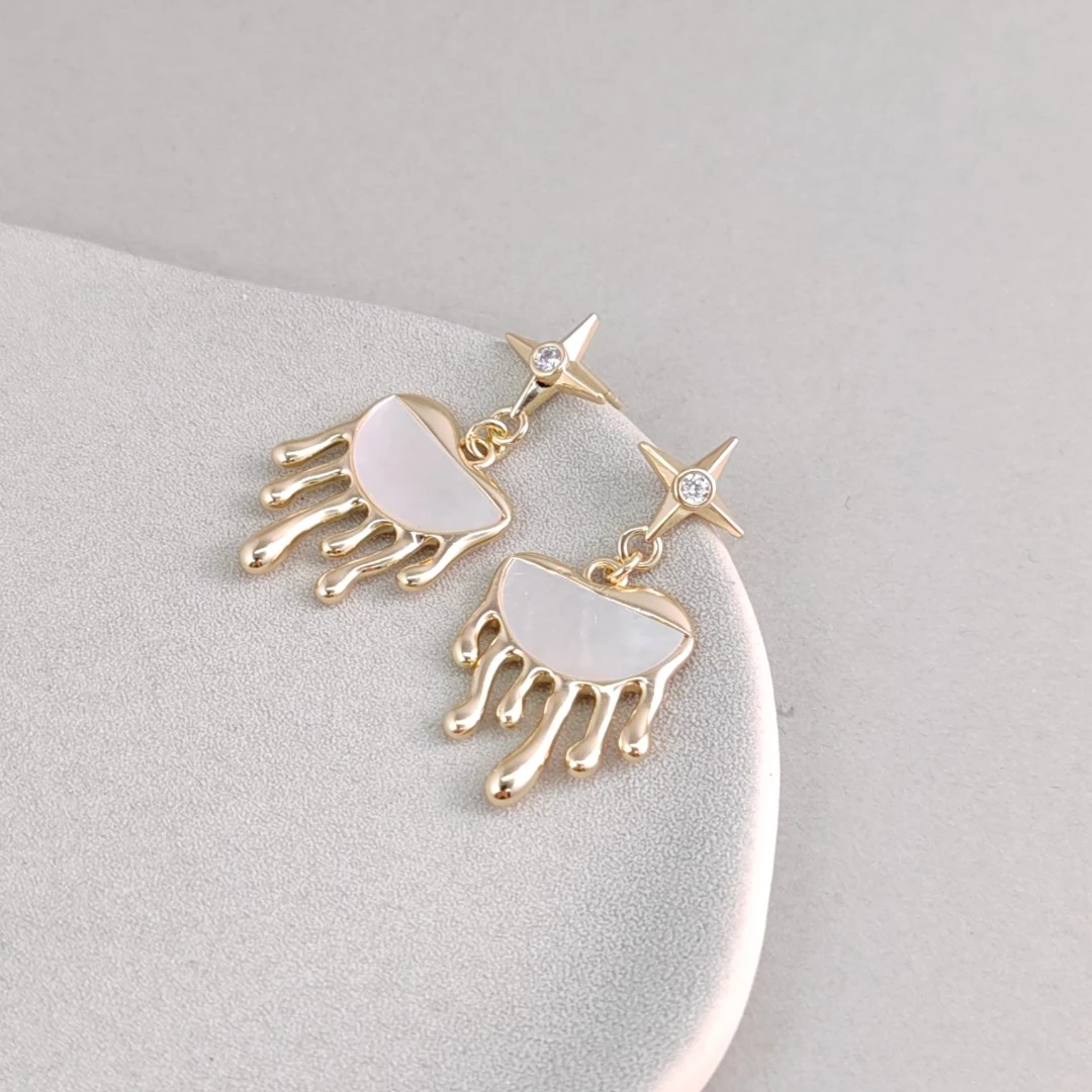 XUPING/旭平首饰 合金合成锆石耳饰 新年百搭耳饰 GDM S00126793