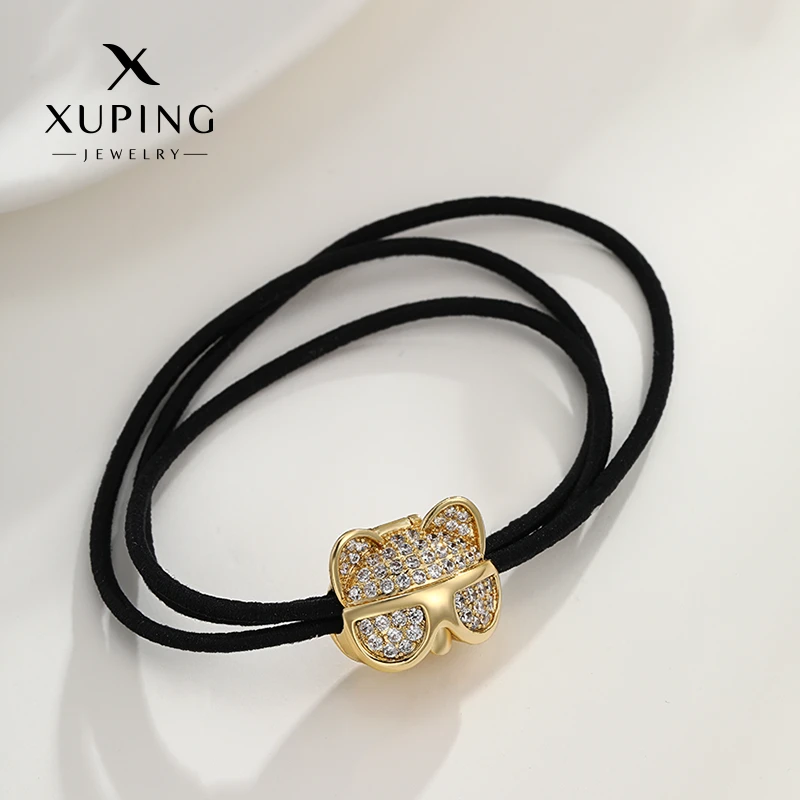 XUPING/旭平首饰年终狂欢时尚可爱黑绳简约发圈 GDM X000870156