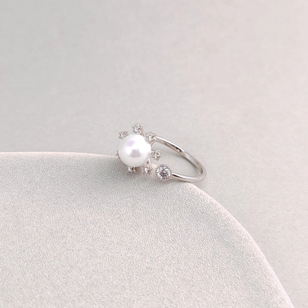 XUPING/旭平首饰 合金仿珍珠戒指 秋冬上新出游GDX X000938353A