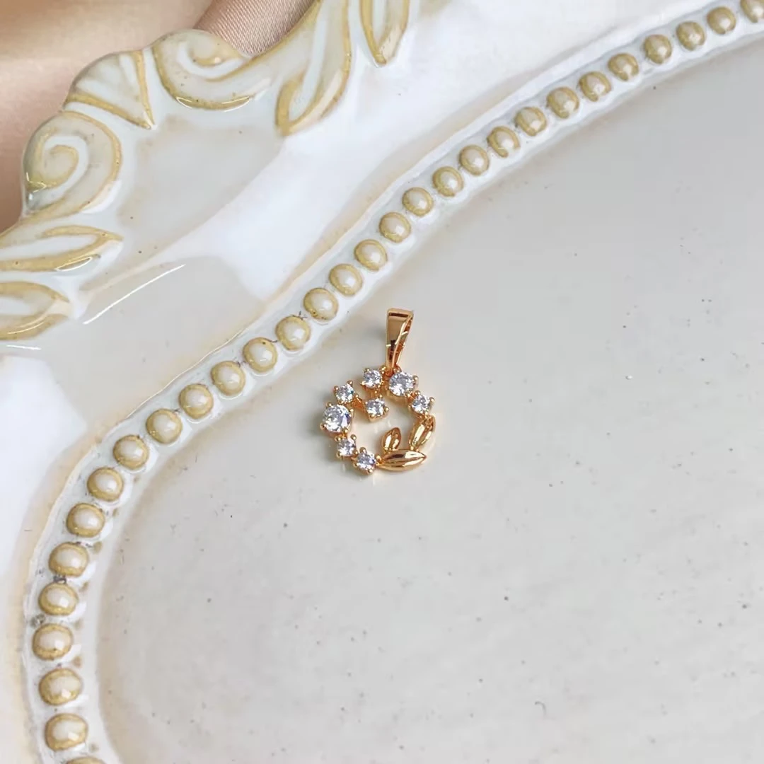 XUPING/旭平首饰 合金合成锆石吊坠 薄荷曼波项坠GDJ X000712265