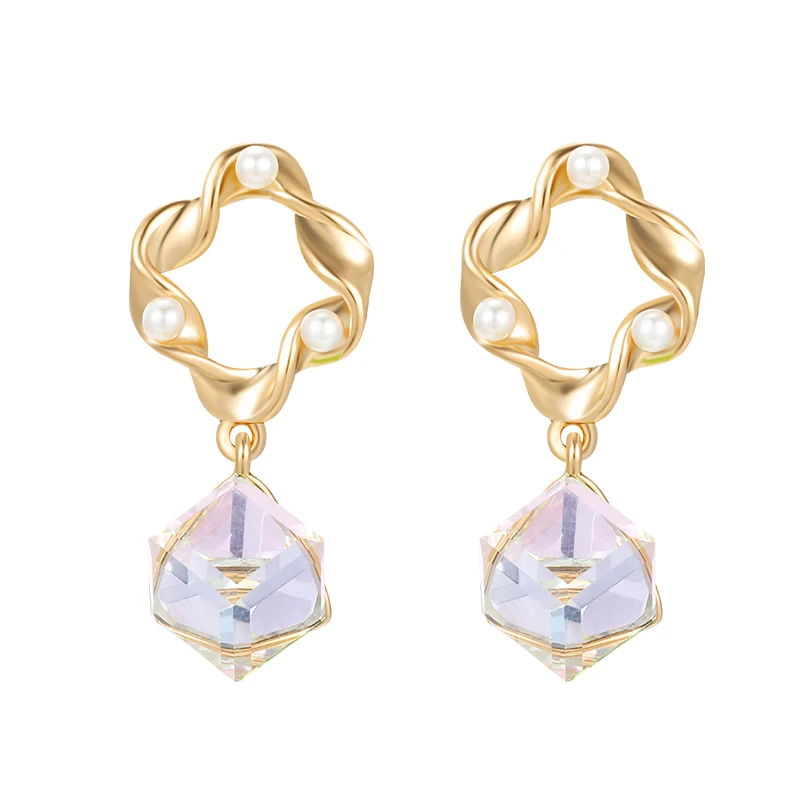 XUPING/旭平首饰 合金仿水晶耳饰 年终狂欢时尚款 GDJ X000890062