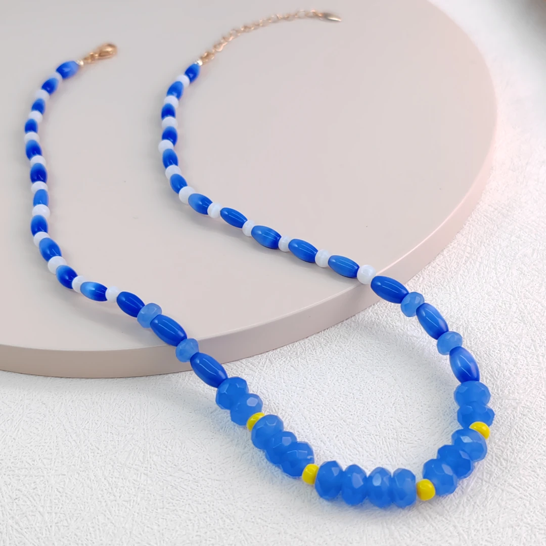 XUPING/旭平首饰 合金亚克力项链 气质【潘生福利】X000977846