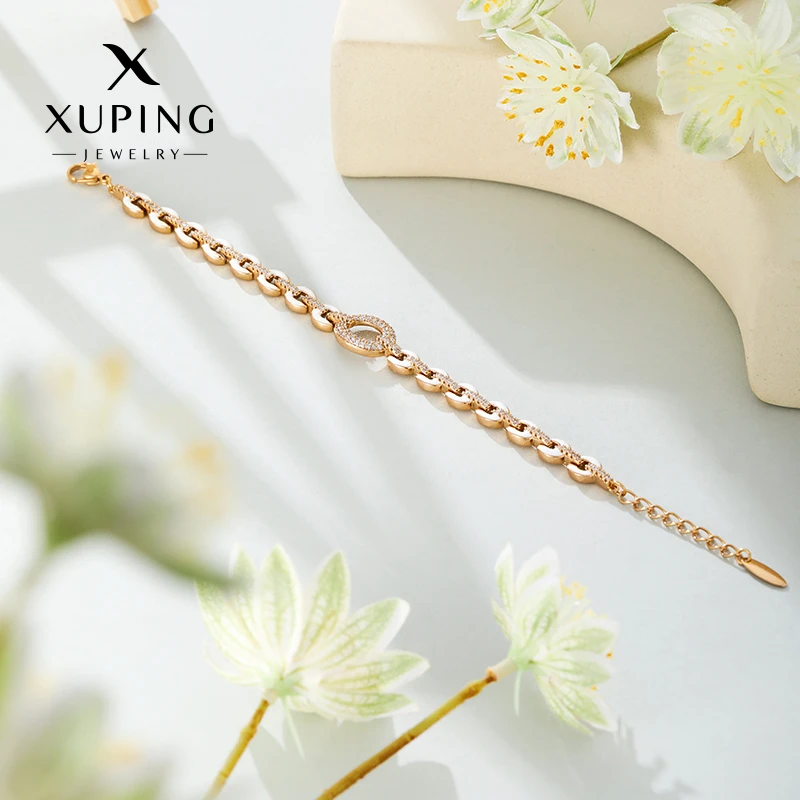 XUPING/旭平首饰 合金合成锆石手链 秋冬上新时尚GDJ X000812920