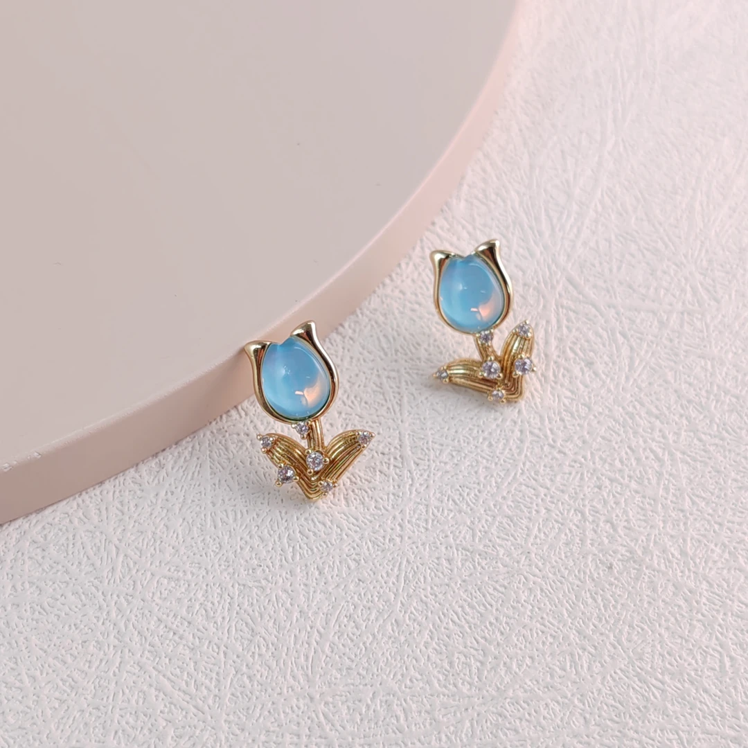 XUPING/旭平首饰 合金合成锆石耳饰 【潘生福利】 GDQ X000932208