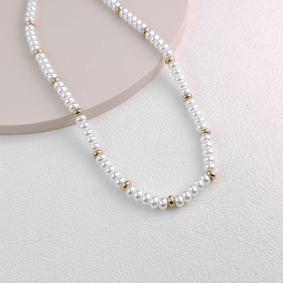 XUPING/旭平首饰 不锈钢仿珍珠项链 年终狂欢珠珠 GDX T000999982