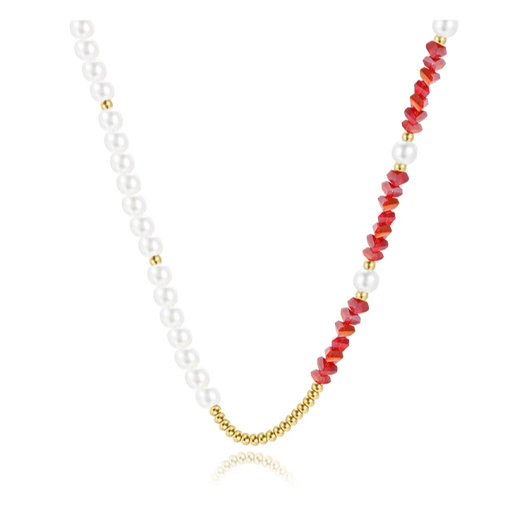 XUPING/旭平首饰 不锈钢仿珍珠项链 秋冬上新气质 GDJ T001003500