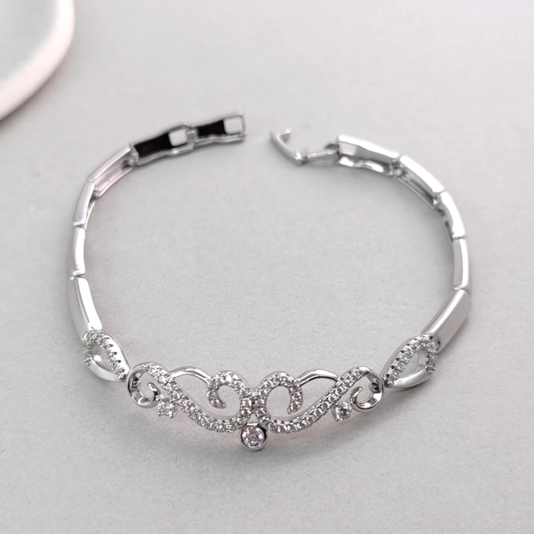 XUPING/旭平首饰 合金合成锆石手链 新年时尚百搭 GDJ X000803784