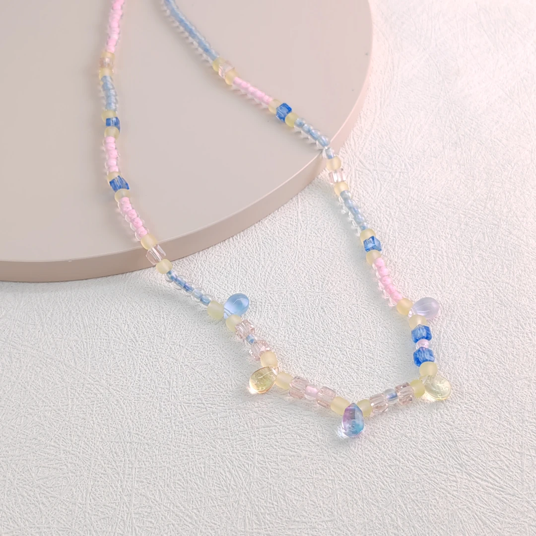 XUPING/旭平首饰 合金亚克力项链 秋冬上新气质 GDJ X000969339