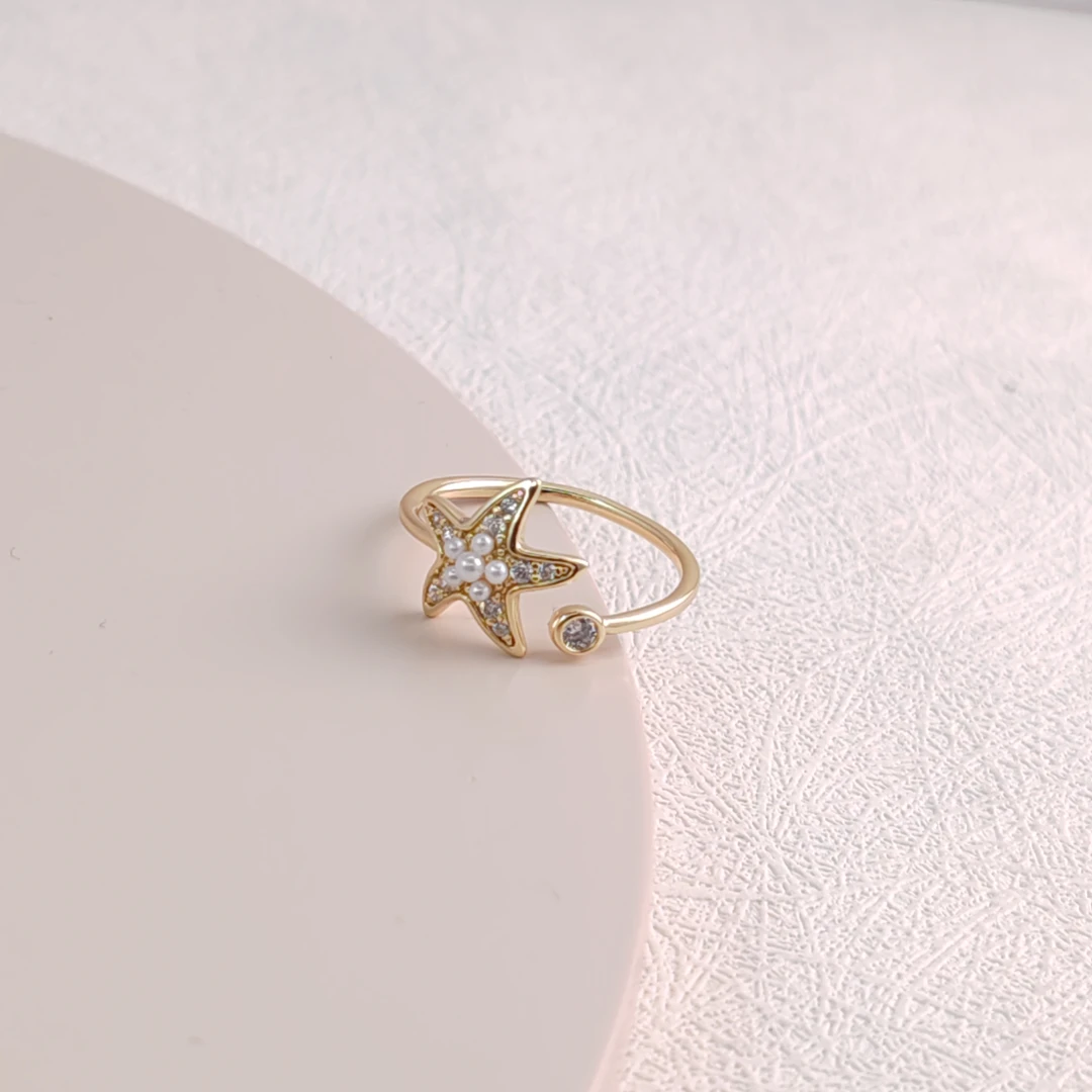 XUPING/旭平首饰 合金仿珍珠戒指 秋冬上新时尚 GDJ X000949235