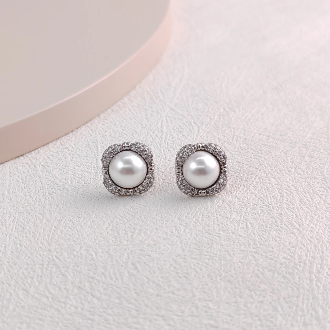 XUPING/旭平首饰 合金仿珍珠耳饰 雅丹风气质珠珠 GDX X000907724