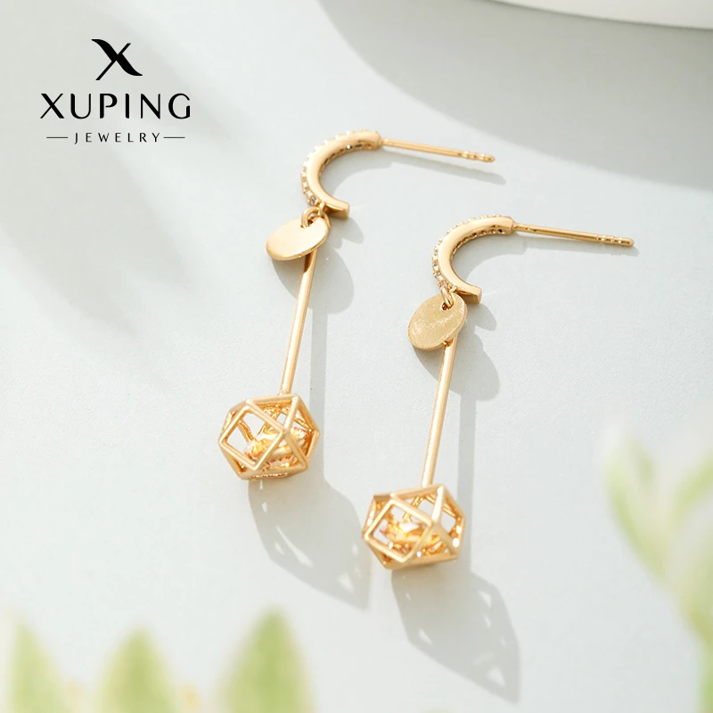 XUPING/旭平首饰 合金合成锆石耳饰 七夕出游季时尚GDX S00034188