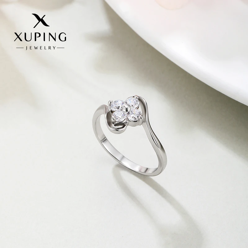 XUPING/旭平首饰 合金合成锆石戒指 春日焕新时尚GDM X000860514