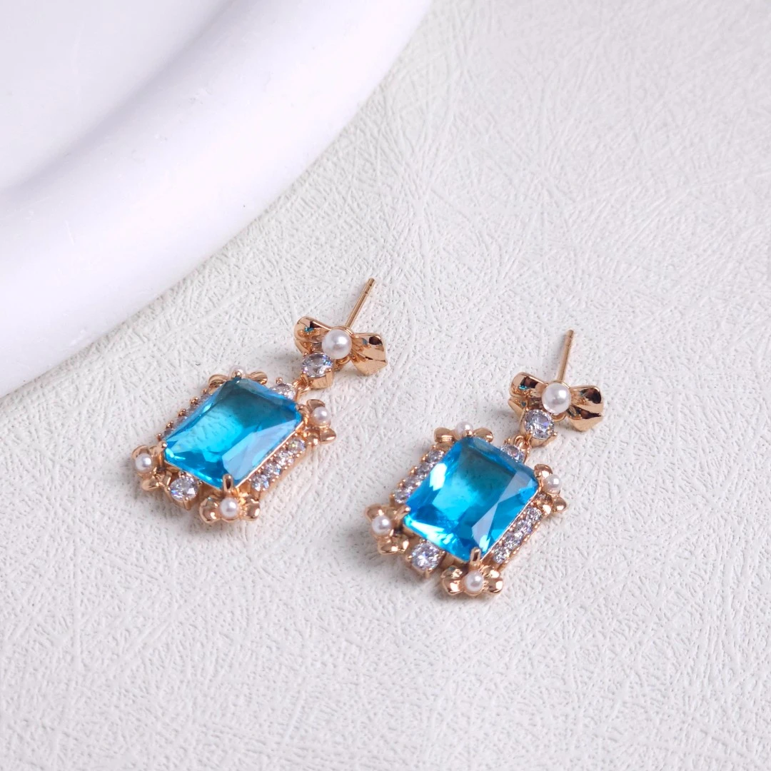 XUPING/旭平首饰 合金合成锆石耳饰 七夕送对象款GDX X000662472