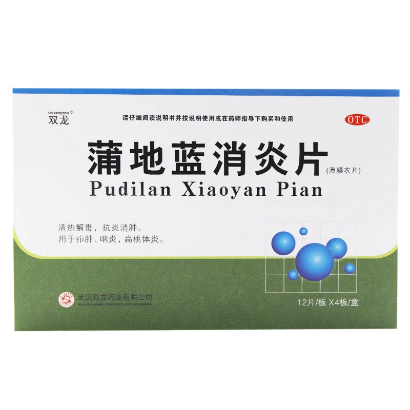 双龙蒲地蓝消炎片0.31g*48片