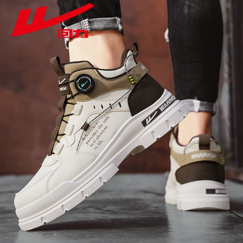 回力男鞋2025秋季新款高帮鞋防滑耐磨百搭休闲潮鞋子男款运动板鞋