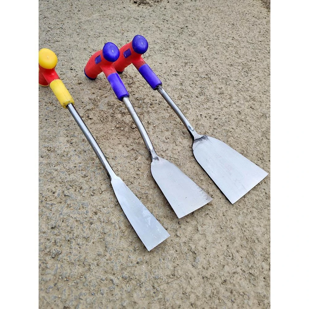 钢铲子铲草锋利全钢锻打锰钢一体塑柄铲子挖菜铁铲家用挖菜铲工具